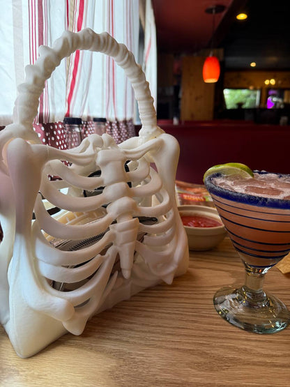 Bone Bag | Skeleton Handbag | Edgy Statement Purse | Broke Flexing