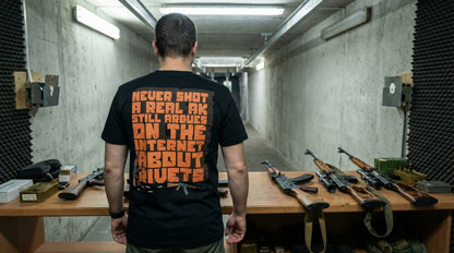 Take It Down a Notch – AK Guy T-Shirt | Broke Flexing