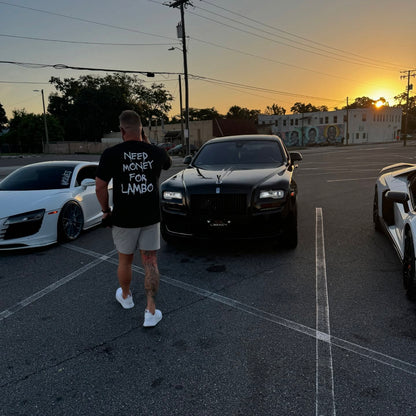 Need Money For Lamborghini T-Shirt | Supercar Humor Apparel | Broke Flexing