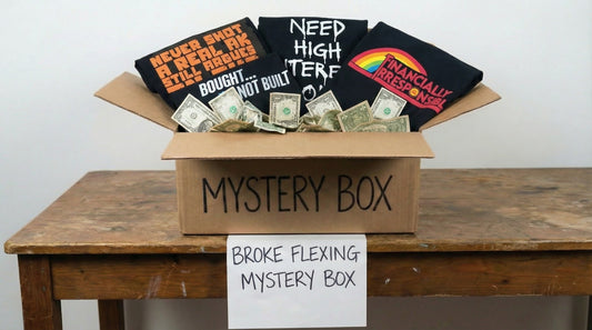 Mystery Box T-Shirt Bundle | Limited Edition Streetwear Drop | Broke Flexing