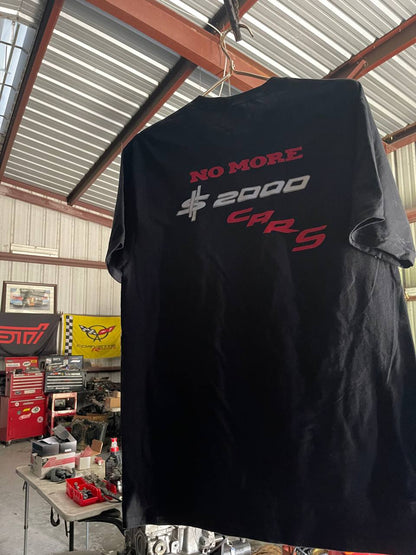 No More $2000 Cars T-Shirt | JDM Nostalgia Car Shirt | Broke Flexing
